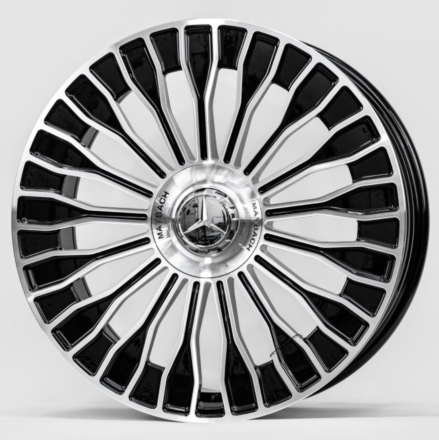 20x8.5 Forged Gloss Black Machine Face Wheel 5*112 ET36 CB 66.56