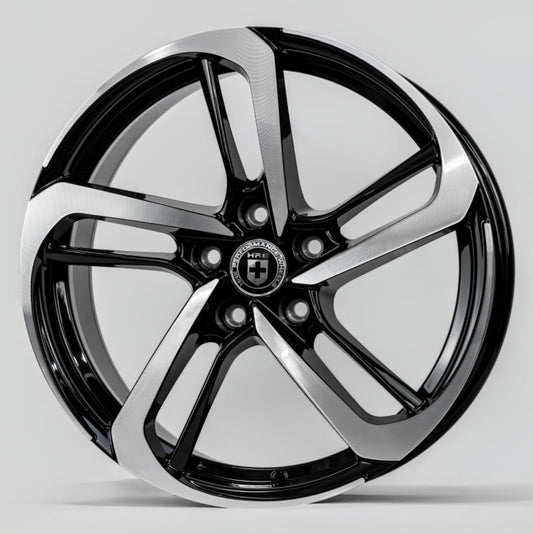 18x8.0 Black Machine Face Alloy Wheel 5*114.3 ET35 CB 64.1