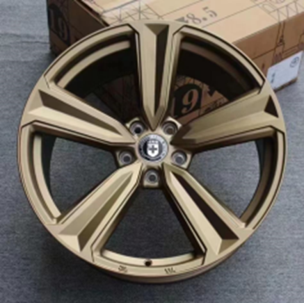 20x9.0 Black Machine Lip Milling Face Alloy Wheel 5*112 ET30 CB 66.45