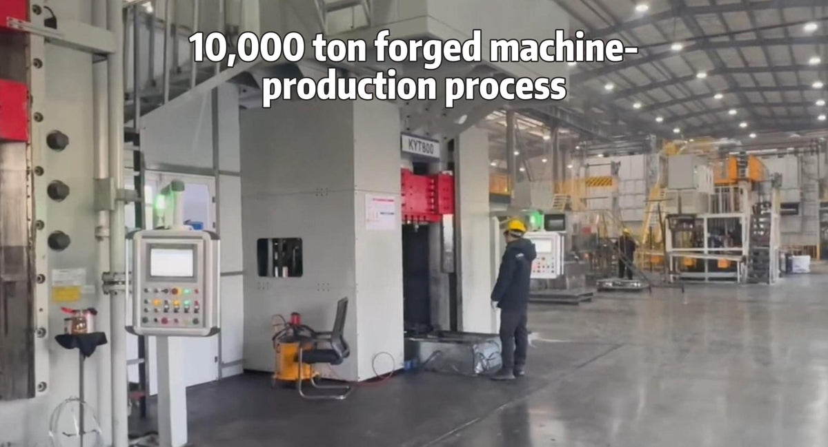 Load video: forged wheel process from JM wheel factory