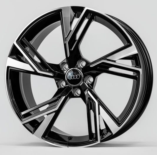 19x8.5 Forged Gloss Black Machine Face Wheel 5*112 ET28 CB 66.45