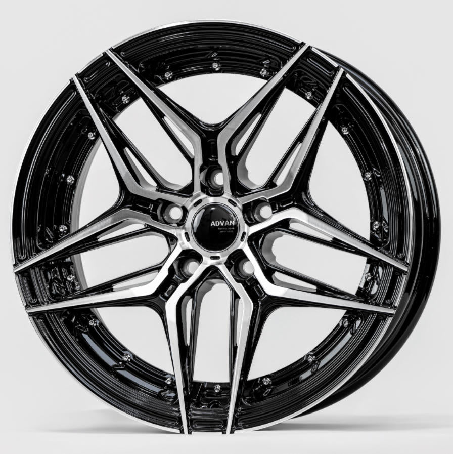 19x8.5 Satin Black Alloy Wheel 5*108 ET35 CB 73.1