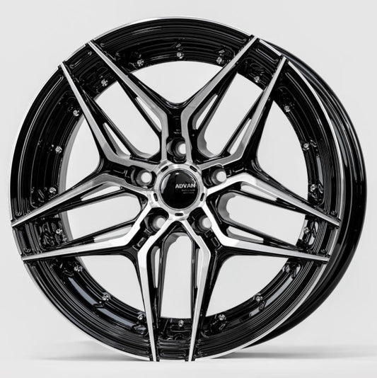 19x8.5 Satin Black Alloy Wheel 5*108 ET35 CB 73.1