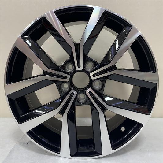 17 inch OEM alloy wheel for Volkswagen Magotan with black machined face