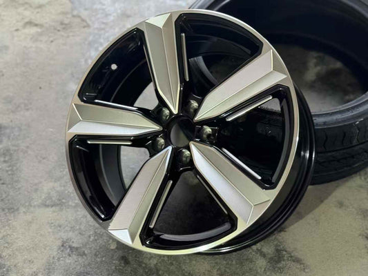 21x9.0 Forged Gloss Black Machine Face Wheel 5*112 ET28 CB 66.45